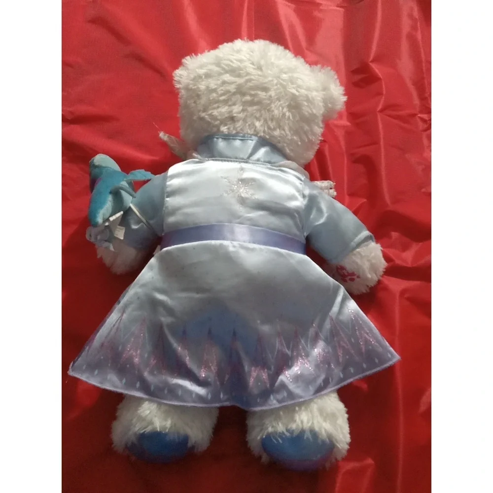 Build A Bear Disney's Frozen Princess Elsa & Anna With Dresses Sparkle 2014 BAB